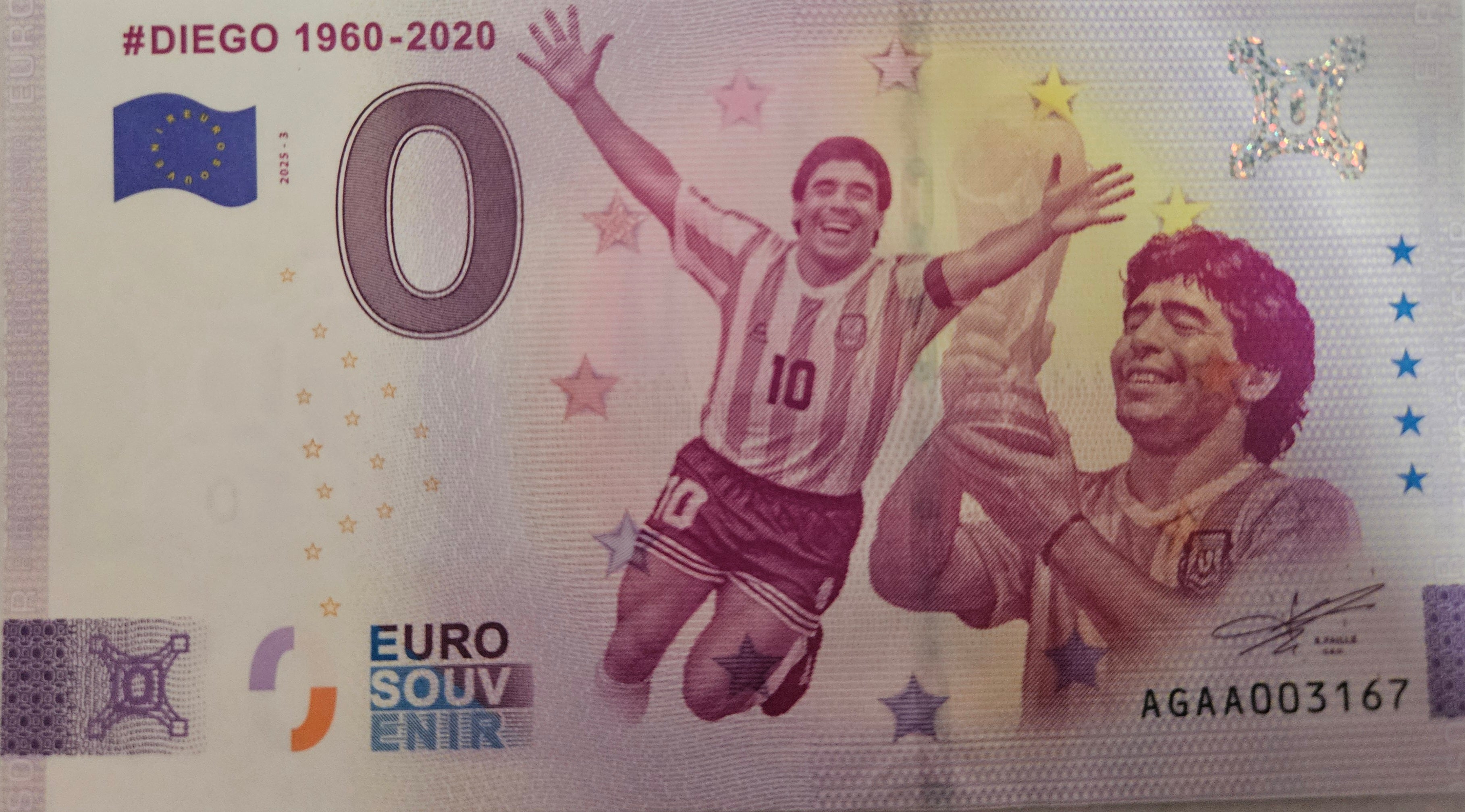 0 Euro Schein -Diego 1960-2020 AGAA 2025-3