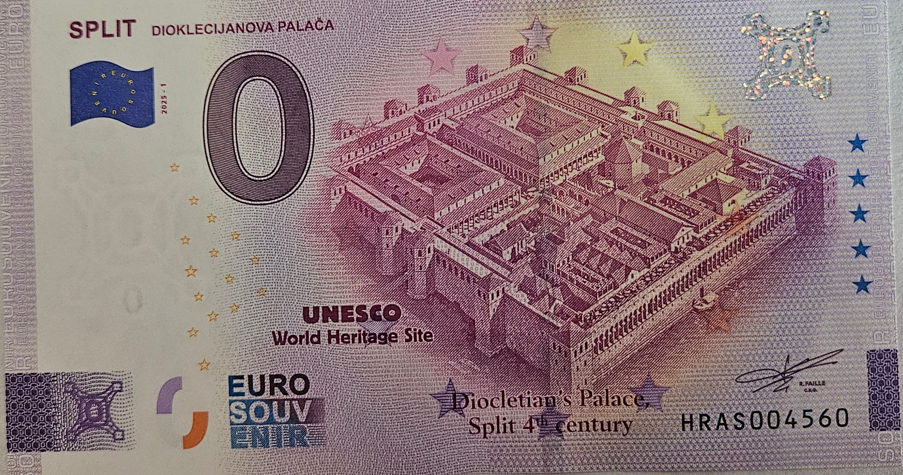 0 Euro Schein Split HRAS 2025-1