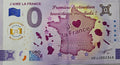 0 Euro Schein J'aime la France UEJJ 2025-1 Anniversary