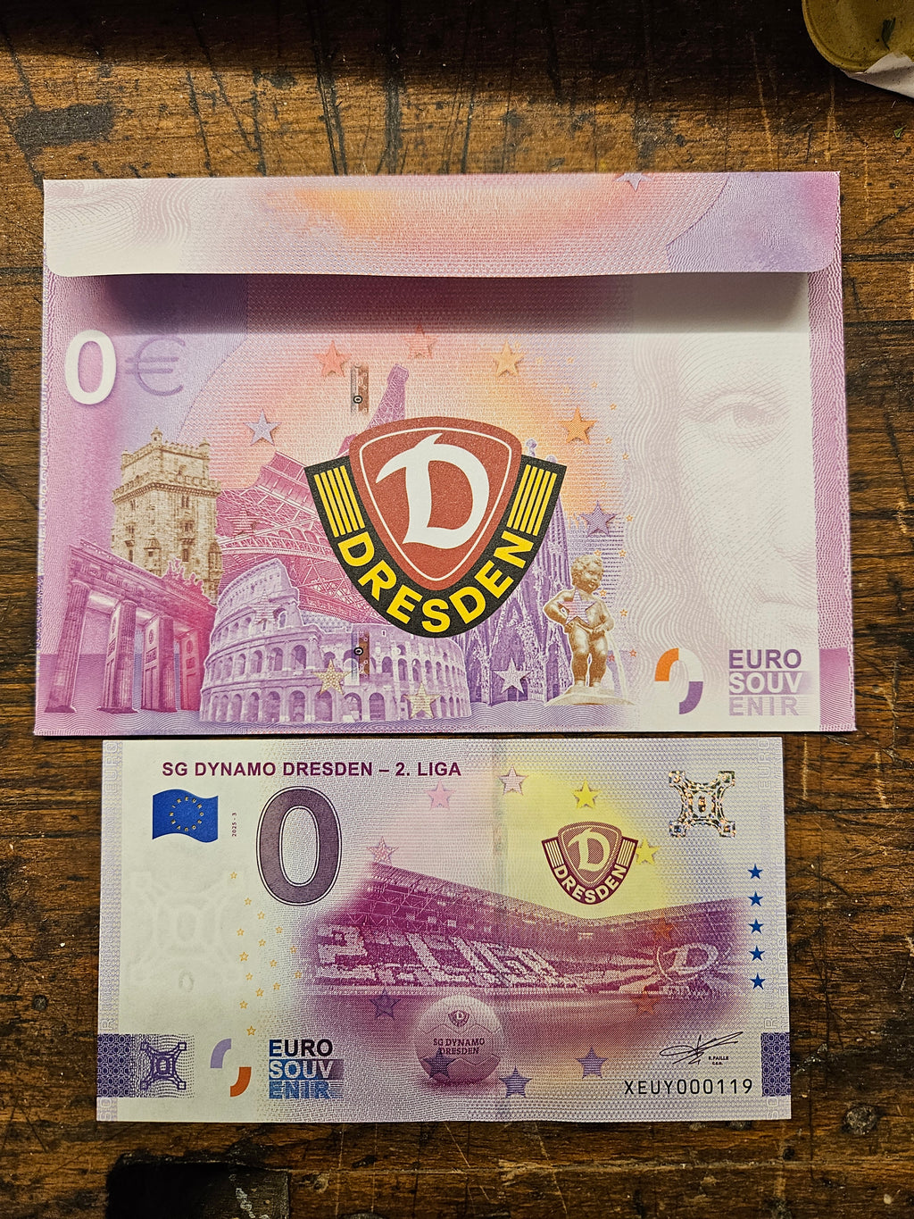 0 Euro Schein SG Dynamo Dresden - 2.Liga XEUY 2025-3