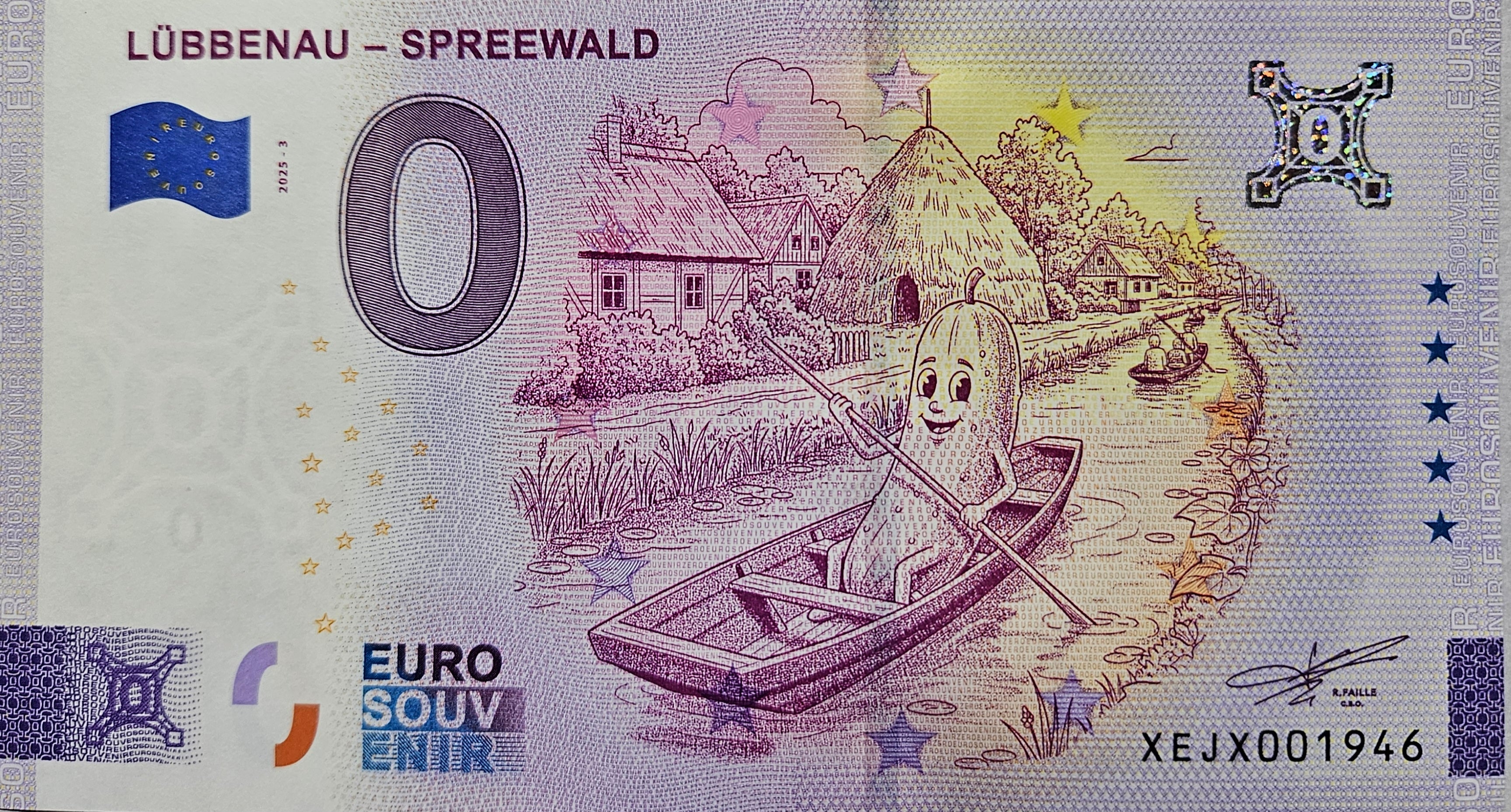 0 Euro Schein Lübbenau - Spreewald XEJX 2025-3