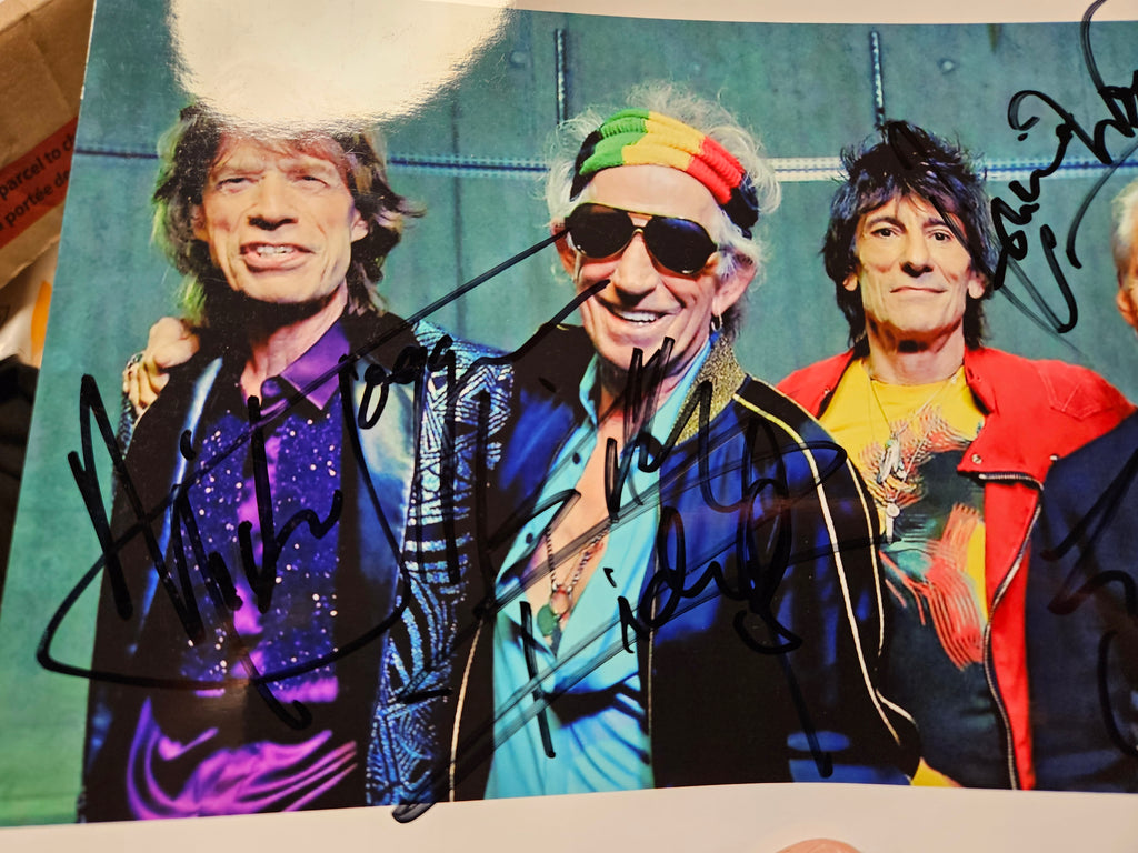 Original Rolling Stones Autogramm 20x30 cm – Exklusives Sammlerstück
