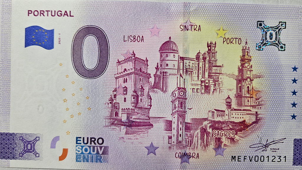 0 Euro Schein Portugal MEFV 2025-1