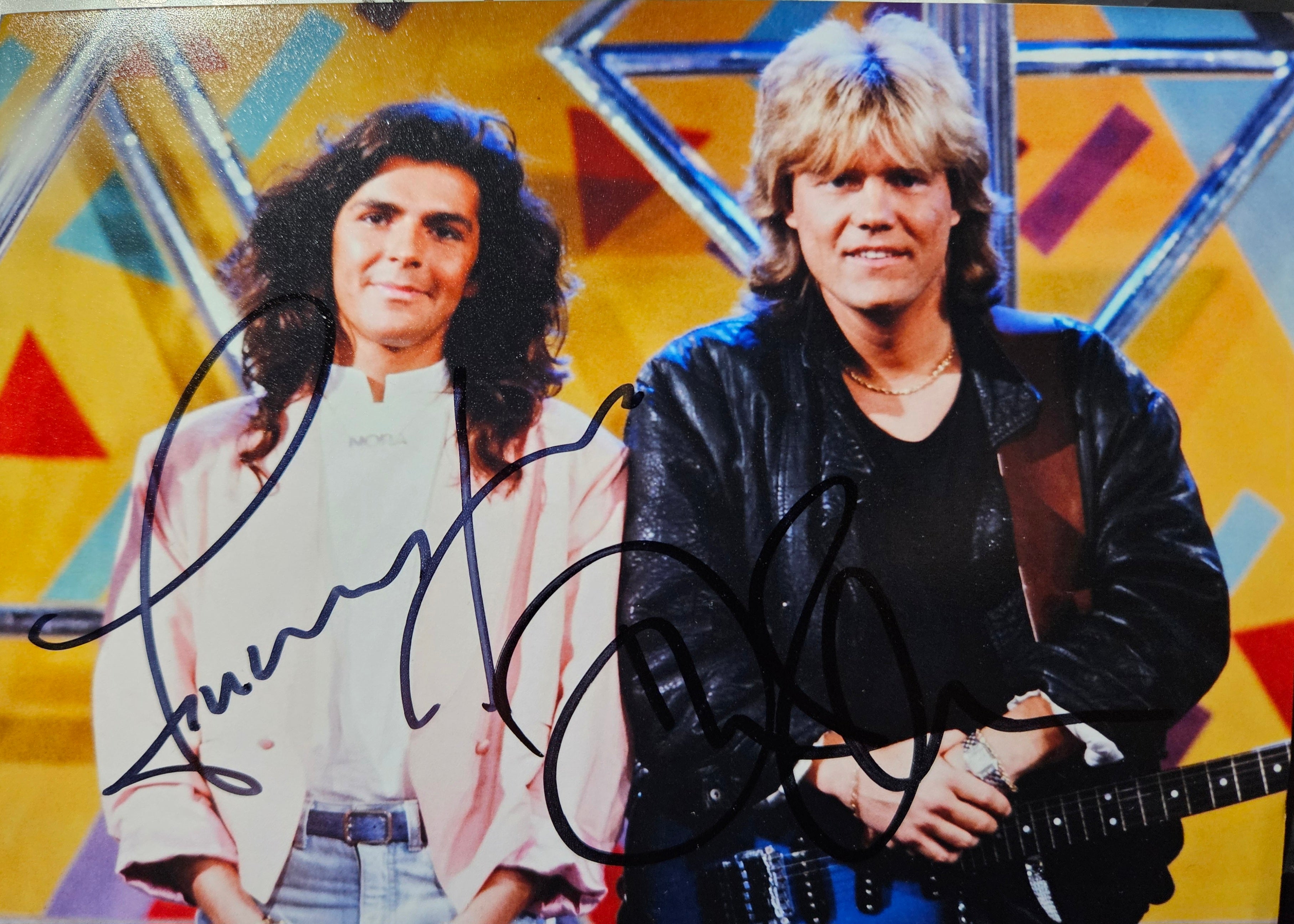Modern Talking Autogramm 13x18 cm