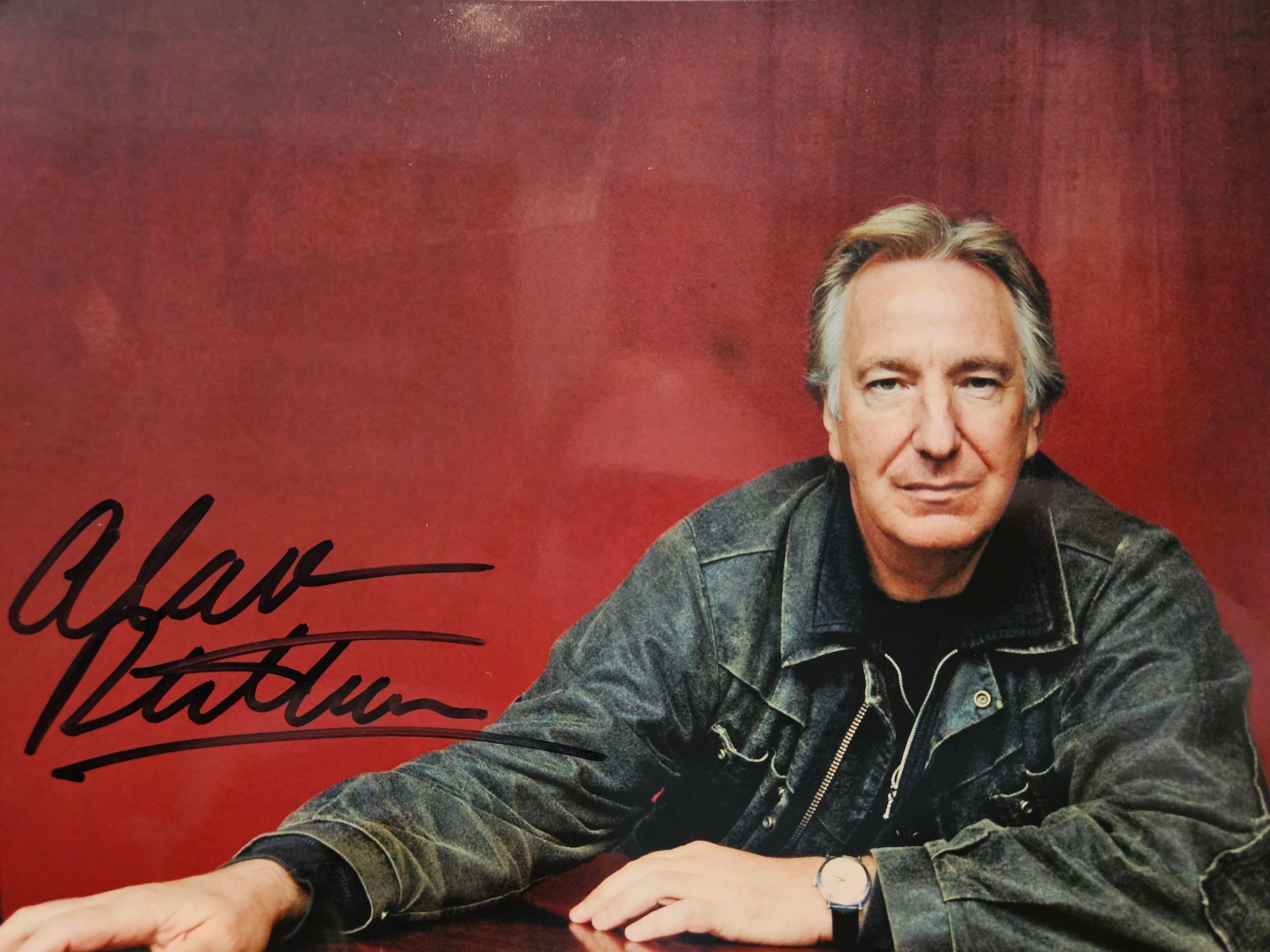 Alan Rickman Autogramm